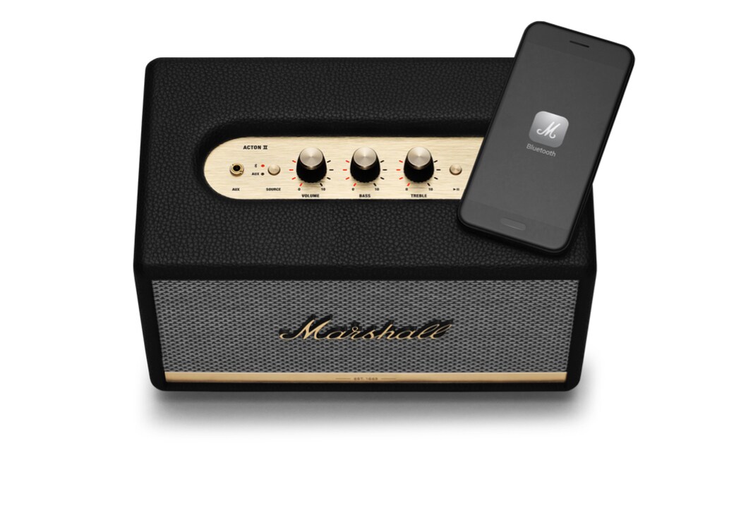 Boxa MARSHALL Acton II, 60W, Bluetooth, Jack 3.5mm, alb | Mediagalaxy